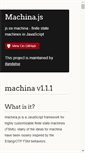 Mobile Screenshot of machina-js.org