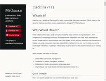 Tablet Screenshot of machina-js.org